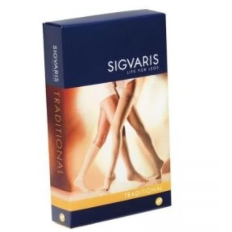 Gambaletto Sigvaris 504 Traditional CCL3 punta aperta beige taglia S Plus compressione graduata Gambaletto Sigvaris 504 Traditional CCL3 punta aperta beige taglia S Plus compressione graduata