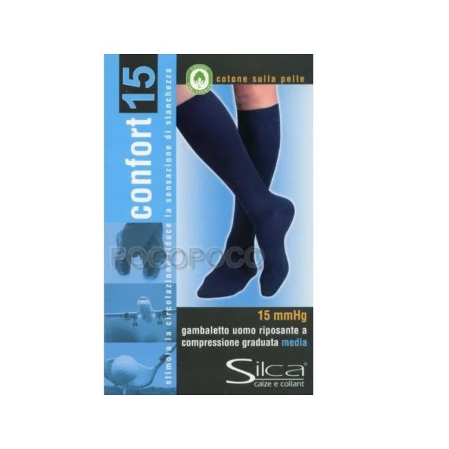 Medi Gambaletto Uomo 15 mmHg colore fumo taglia 4 - compressione graduata per il benessere gambe Medi Gambaletto Uomo 15 mmHg colore fumo taglia 4 - compressione graduata per il benessere gambe