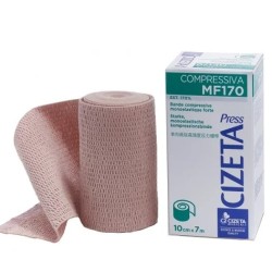 Cizeta Press MF170 Benda Monoelastica Compressiva Forte Estensibilit&agrave; 170% 7m x 10cm