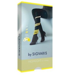 Calza a compressione Sigvaris Highlight Women coscia normale punta chiusa colore Dune taglia M