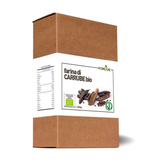 Farina di Carrube Biologica Forlive 250g - Alternativa naturale e salutare al cacao in polvere Farina di Carrube Biologica Forlive 250g - Alternativa naturale e salutare al cacao in polvere