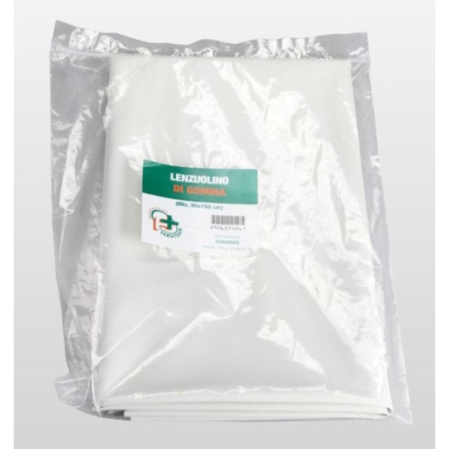 Lenzuolino impermeabile Farvisan 90x120cm per protezione materasso da incontinenza Lenzuolino impermeabile Farvisan 90x120cm per protezione materasso da incontinenza