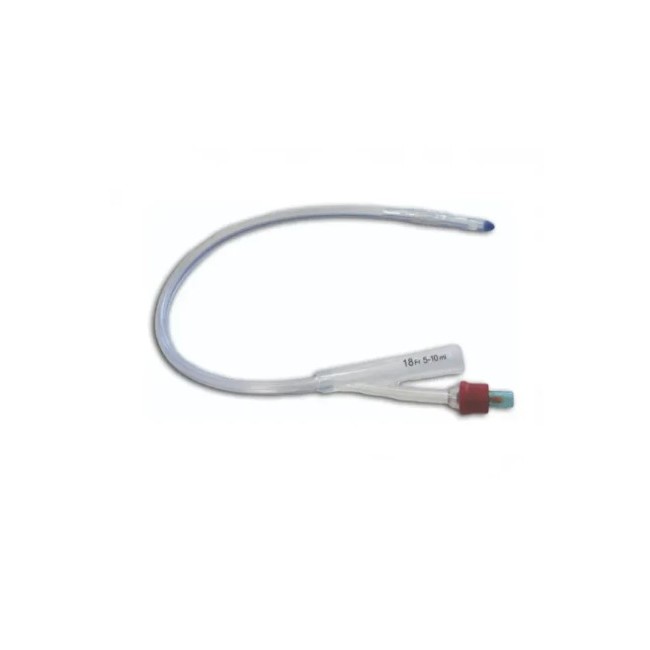 Catetere Foley Securmed Securdrain in silicone 2 vie CH16 con palloncino e linea radiopaca Catetere Foley Securmed Securdrain in silicone 2 vie CH16 con palloncino e linea radiopaca