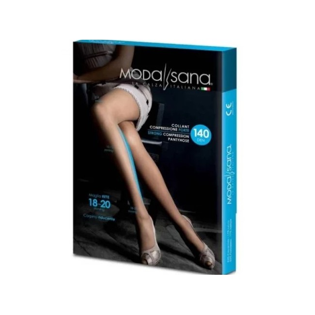 Collant a compressione graduata Gloria Med Modasana 140 denari colore visone taglia 4 Collant a compressione graduata Gloria Med Modasana 140 denari colore visone taglia 4