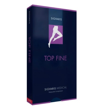 Sigvaris Top Fine 702 Ccl2 Tfq Monocollant Destro Lungo Crispa Punta Chiusa M