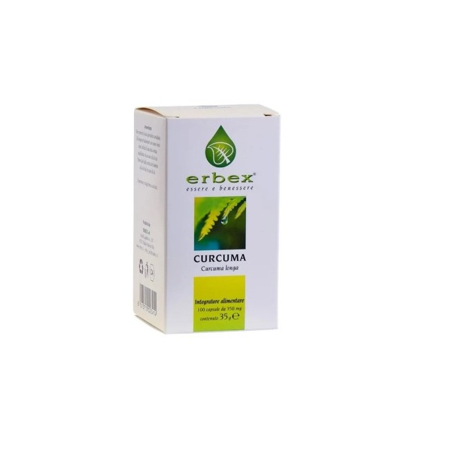 Erbex Curcuma 100 Capsule 350mg