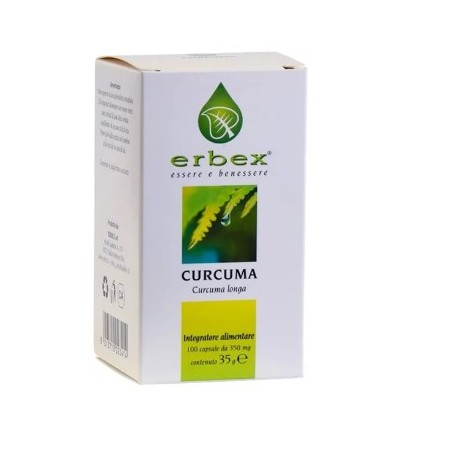 Erbex Curcuma 100 Capsule 350mg