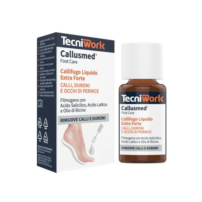 Tecniwork Callusmed Fluido Callifugo 12ml per il trattamento di calli e duroni
