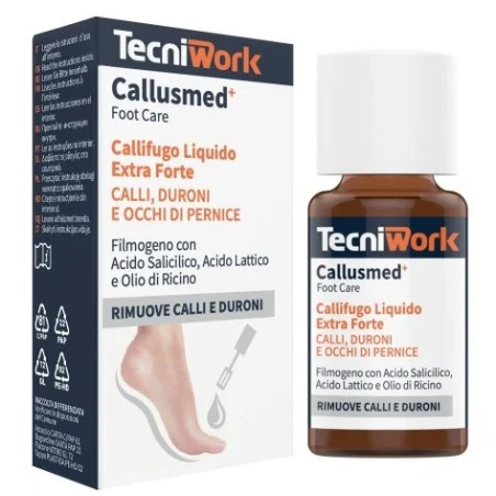 Tecniwork Callusmed Fluido Callifugo 12ml per il trattamento di calli e duroni