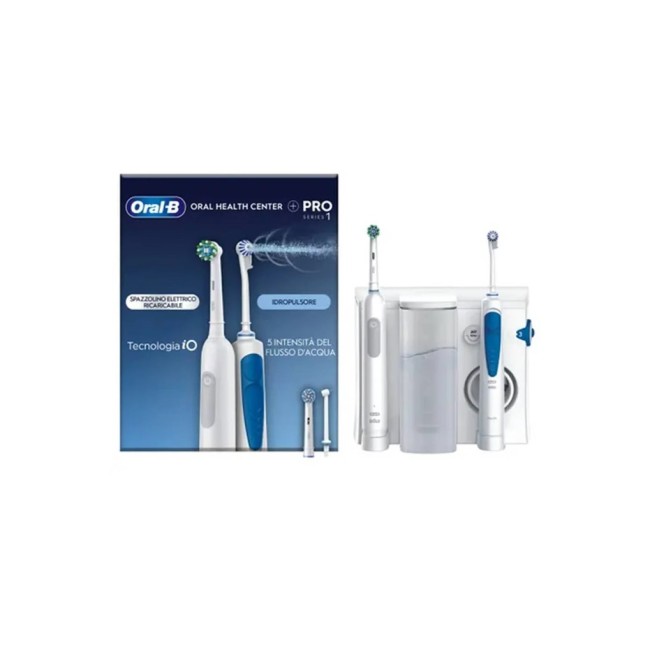 Oral-B Power Oral Center + Pro1: spazzolino elettrico e idropulsore per igiene orale completa