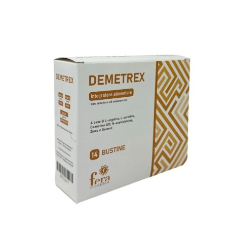 Fera Pharma Demetrex integratore tonico-ricostituente in bustine con vitamine e ferro Fera Pharma Demetrex integratore tonico-ricostituente in bustine con vitamine e ferro