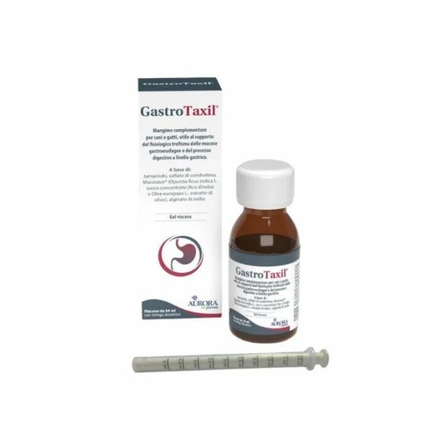 Aurora Biofarma Gastrotaxil 50 Ml - Integratore per il benessere gastrico di cani e gatti Aurora Biofarma Gastrotaxil 50 Ml - Integratore per il benessere gastrico di cani e gatti