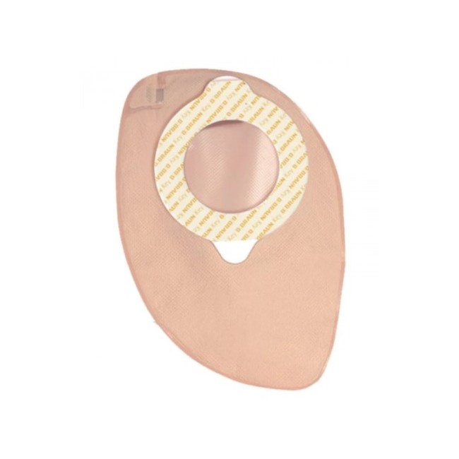 B. Braun Sacca Colostomia A Due Pezzi Aggancio Adesivo Con Gui Di Sicurezza Fondo Chiuso Diametro 50mm Capacita' 240ml Colore Be