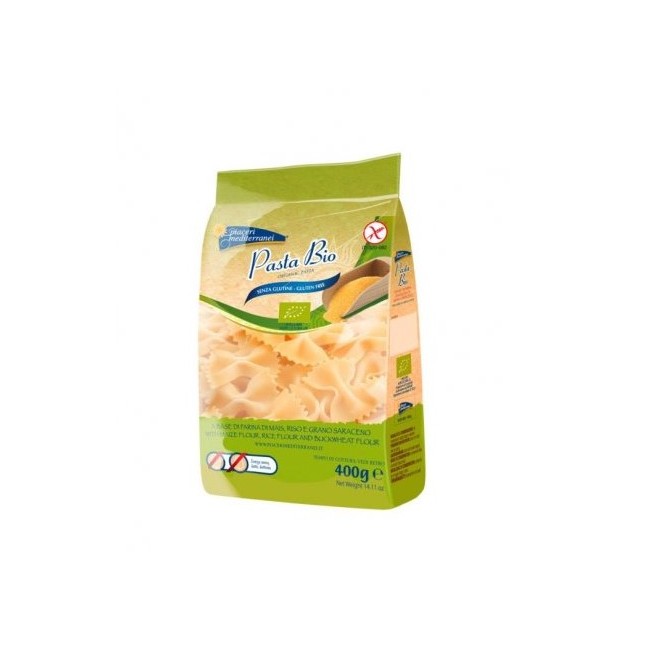Farfalle senza glutine Eurospital Piaceri Mediterranei 400g - Pasta di mais e riso per celiaci Farfalle senza glutine Eurospital Piaceri Mediterranei 400g - Pasta di mais e riso per celiaci