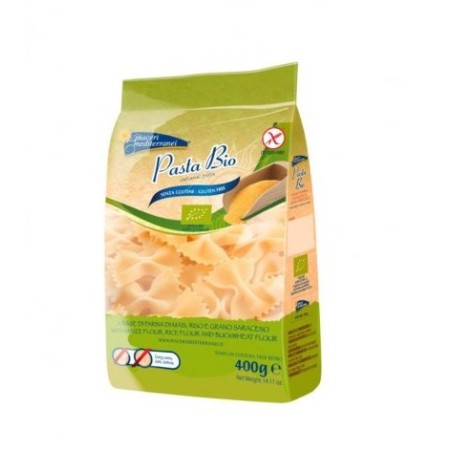 Farfalle senza glutine Eurospital Piaceri Mediterranei 400g - Pasta di mais e riso per celiaci Farfalle senza glutine Eurospital Piaceri Mediterranei 400g - Pasta di mais e riso per celiaci