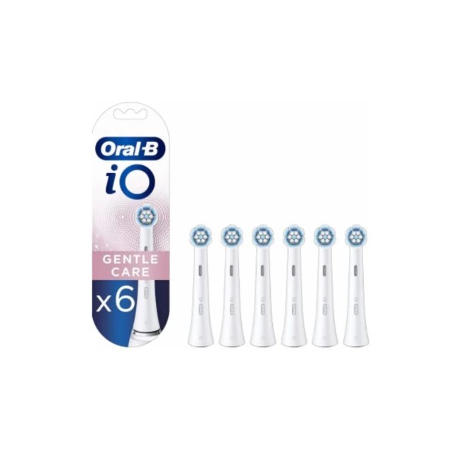 Testine di ricambio Oral-B iO Gen White confezione da 6 pezzi per igiene orale superiore