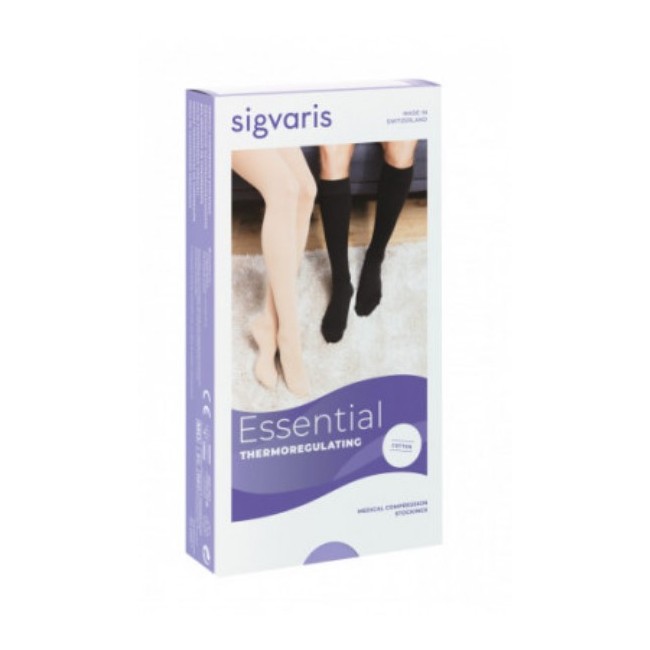 Sigvaris Cotton Ccl1 Collant Materno Lungo Nature Punta Aperta S