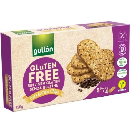Gull&oacute;n Gullon Biscotti Avena Gocce Cioccolato 220 G