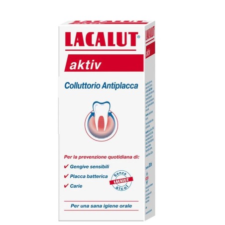 Lacalut Aktiv Collutorio Antiplacca 300ml per gengive sane e protezione dalla placca batterica Lacalut Aktiv Collutorio Antiplacca 300ml per gengive sane e protezione dalla placca batterica