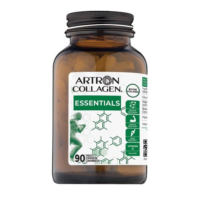 Minerva Research Labs Artron Collagen Essentials 90 Compresse Senza Zuccheri Senza Edulcoranti Senza Glutine Senza Lattosio