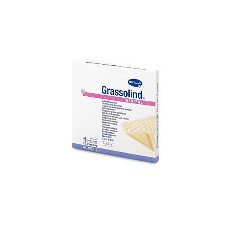 Artsana Garza Paraffinata Grassolind 5x5cm 10 Pezzi