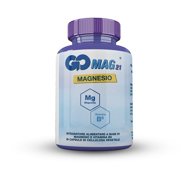 Biosalus Gomag21 Magnesio 60 Capsule 720 Mg Senza Glutine Senza Lattosio