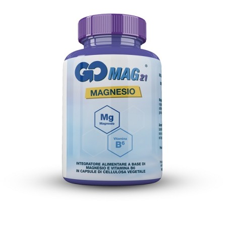 Biosalus Gomag21 Magnesio 60 Capsule 720 Mg Senza Glutine Senza Lattosio