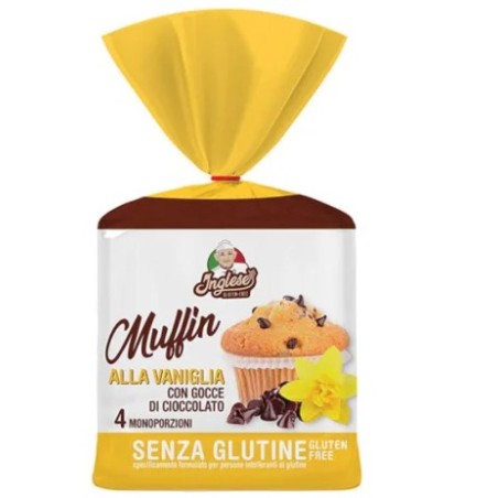 Gaia Inglese Muffin Vaniglia Con Gocce Di Cioccolato 200 G