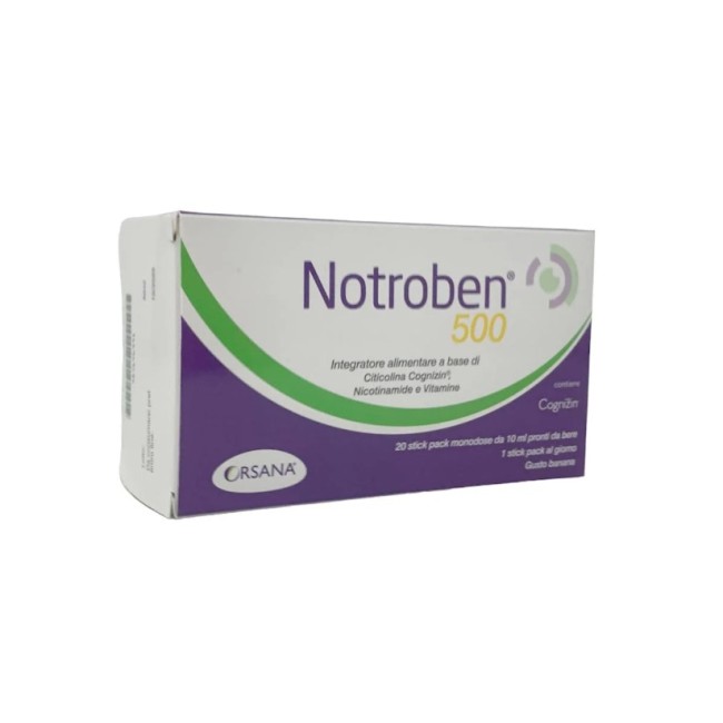 Orsana Notroben 500 20 Stick Pack Orosolubili