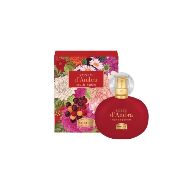 Helan Rosso D'Ambra Eau De Parfum 50ml - Fragranza intensa con note ambrate e speziate Helan Rosso D'Ambra Eau De Parfum 50ml - Fragranza intensa con note ambrate e speziate