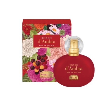Helan Rosso D'Ambra Eau De Parfum 50ml - Fragranza intensa con note ambrate e speziate Helan Rosso D'Ambra Eau De Parfum 50ml - Fragranza intensa con note ambrate e speziate