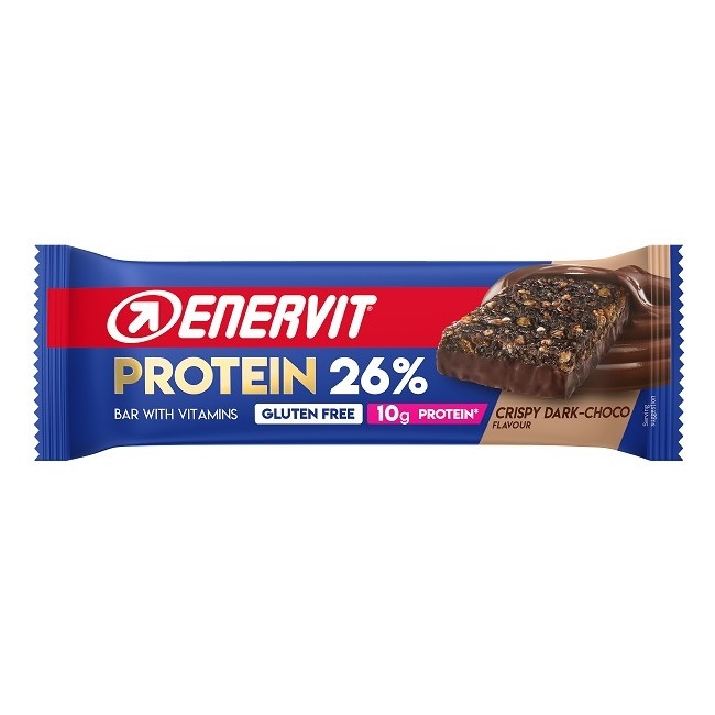 Enervit Sport Protein Bar 26% Crispy Dark Choco 40 G