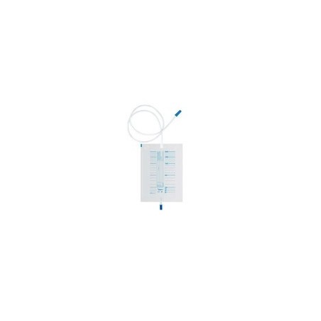 Sacca Urina Guacci 2 Litri Con Valvola Di Non Ritorno Rubinetto Drenaggio Inferiore Tubo 130 Cm