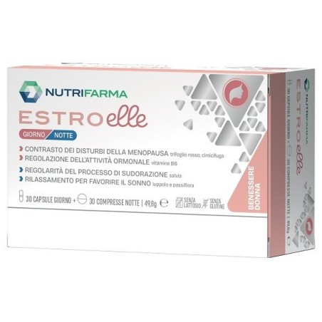 Aqua Viva Estroelle Giorno & Notte 30 Capsule + 30 Compresse Senza Glutine E Lattosio