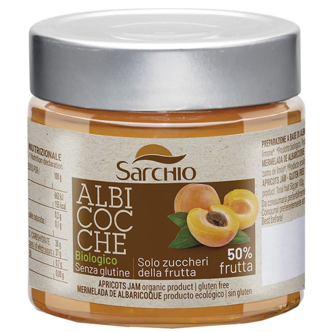 Sarchio Composta Di Albicocche Biologico Senza Glutine 250 G