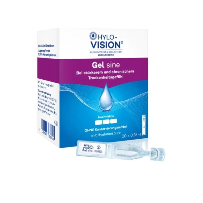 Omnivision Hylovision Gel Sine - Lacrime artificiali in flaconcini monodose per occhi secchi Omnivision Hylovision Gel Sine - Lacrime artificiali in flaconcini monodose per occhi secchi