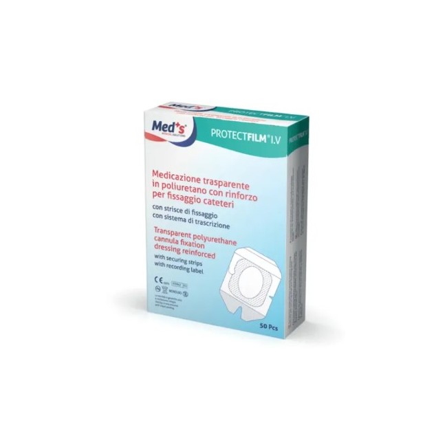 Farmac-zabban Meds Protect Film Adesivo Ago Cannula Sterile 7x9cm Box 100