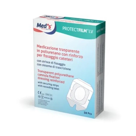 Farmac-zabban Meds Protect Film Adesivo Ago Cannula Sterile 7x9cm Box 100