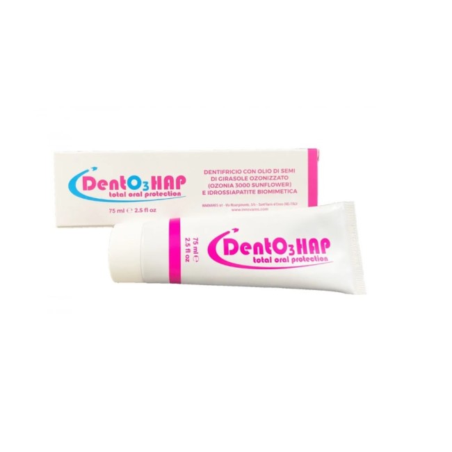 Innovares Dento3 Hap Dentifricio con Ozono e Idrossiapatite 75ml per igiene orale completa Innovares Dento3 Hap Dentifricio con Ozono e Idrossiapatite 75ml per igiene orale completa