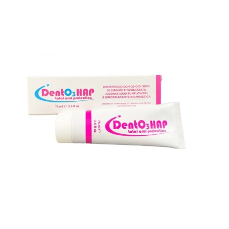 Innovares Dento3 Hap Dentifricio con Ozono e Idrossiapatite 75ml per igiene orale completa Innovares Dento3 Hap Dentifricio con Ozono e Idrossiapatite 75ml per igiene orale completa