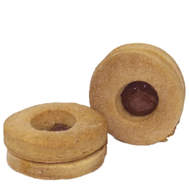 Il Mondo Senza Glutine Biscotti Di Pasta Frolla Occhio Di Bue Con Passata Di Albicocca 120 G