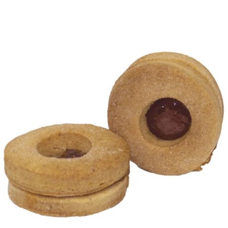 Il Mondo Senza Glutine Biscotti Di Pasta Frolla Occhio Di Bue Con Passata Di Albicocca 120 G