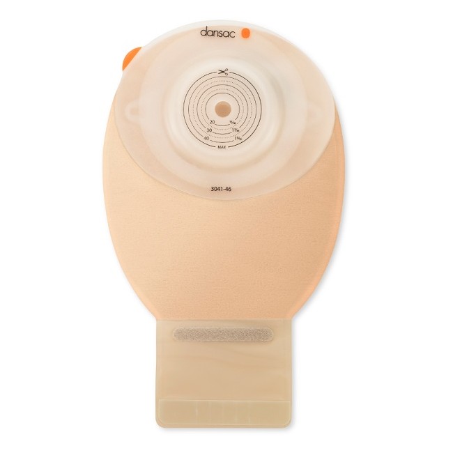 Hobama Dansac Novalife Tre 1 Sacca Aperta Opaca Convex Maxi Per Ileostomia Con Finestra Ritagliabile 15-59 Mm 500 Ml 10 Pezzi