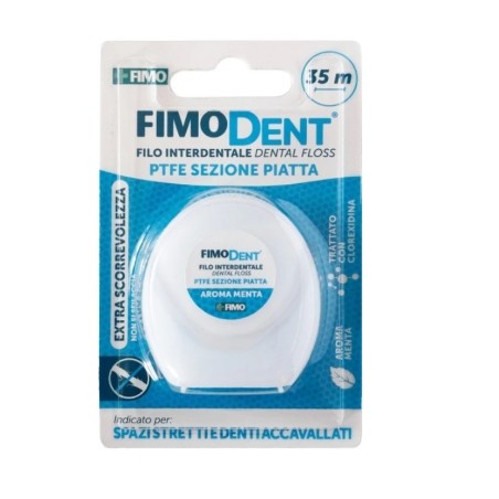 Fimodent Filo Interdentale Ptfe Piatto 35m