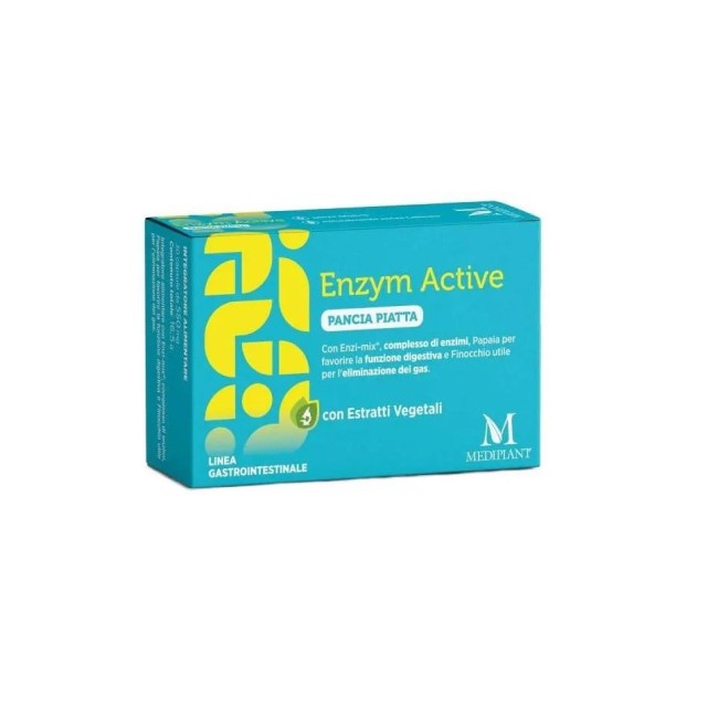 Martin Group Mediplant Enzym Active Pancia Piatta 30 Capsule