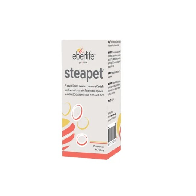 Steapet 30 Compresse Eberlife per il benessere articolare del tuo animale domestico Steapet 30 Compresse Eberlife per il benessere articolare del tuo animale domestico
