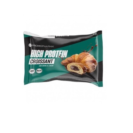 Promopharma High Protein Cornetto Cioccolato 65g - Snack proteico ad alto contenuto proteico