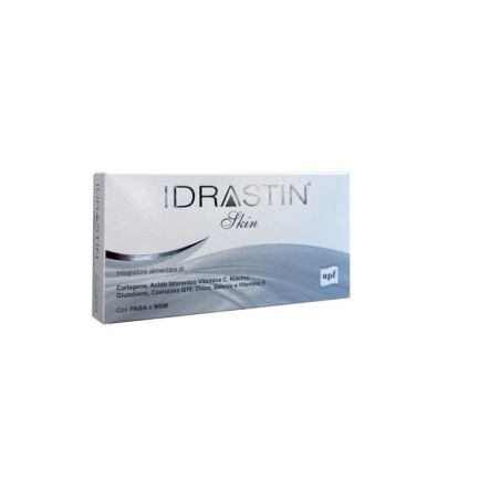 Rpf Idrastin Skin 20 Compresse - Integratore per l'idratazione e il benessere della pelle Rpf Idrastin Skin 20 Compresse - Integratore per l'idratazione e il benessere della pelle