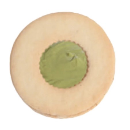 Il Mondo Senza Glutine Biscotti Di Pasta Frolla Occhio Di Bue Con Crema Al Pistacchio 120 G