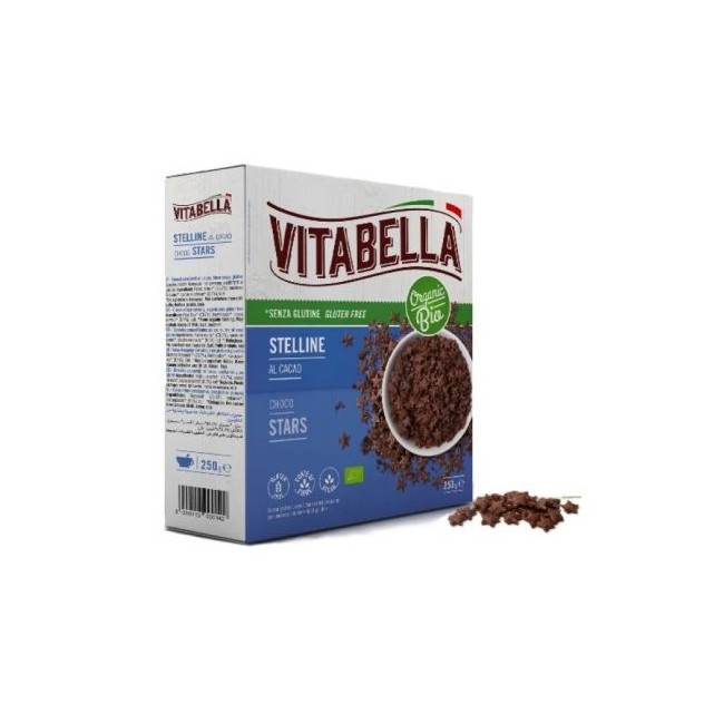 Molino Nicoli Vitabella Choco Stars cereali al cioccolato per colazione sana e gustosa Molino Nicoli Vitabella Choco Stars cereali al cioccolato per colazione sana e gustosa